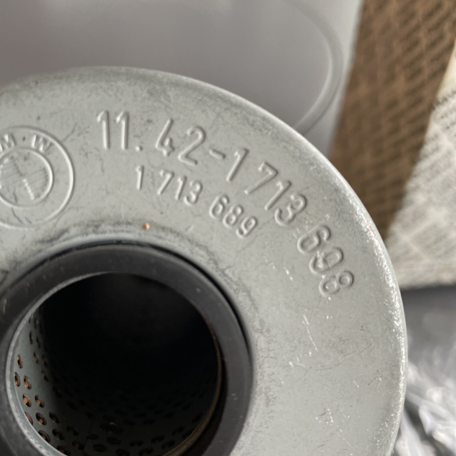 New Original BMW oil filter OEM 11421731635 NOS 750i E32 M70 | eBay 