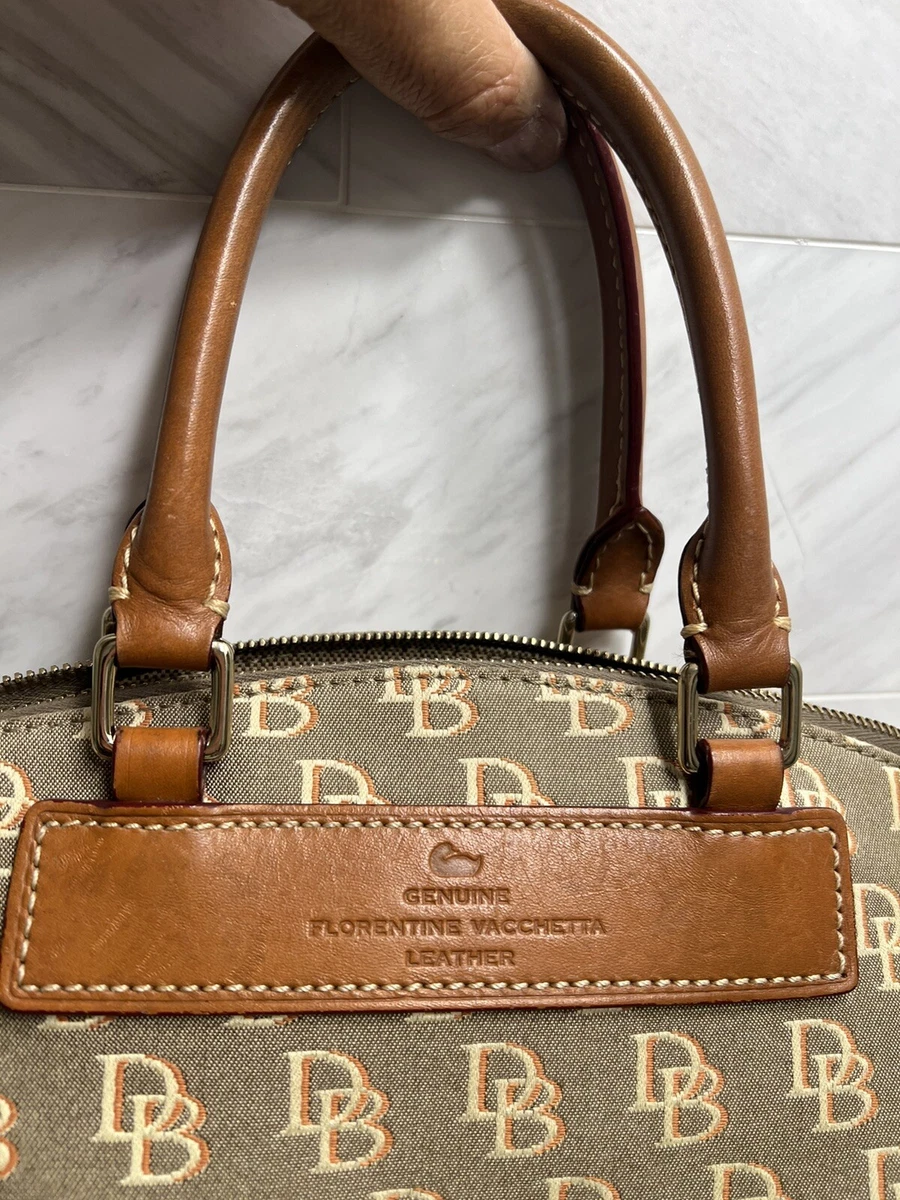 Dooney and Bourke Genuine Florentine Vacchetta Leather Double