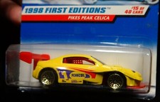 Hot Wheels - Pikes Peak Celica #652 First Editions 15/40 Yellow 1998