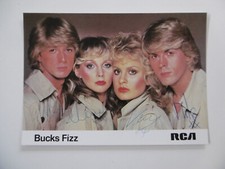 Bucks Fizz Autogramme signed 10x15 cm Postkarte