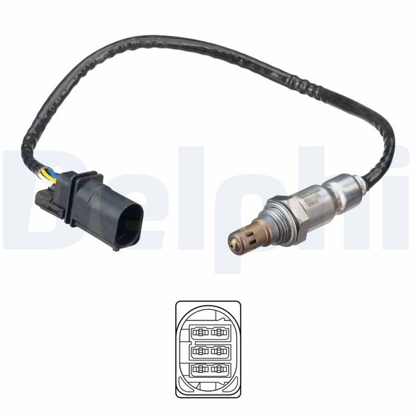 Delphi Lambdasonde Regelsonde Passend FüR Volvo V50 1.6 D2 V40 SchräGheck-image