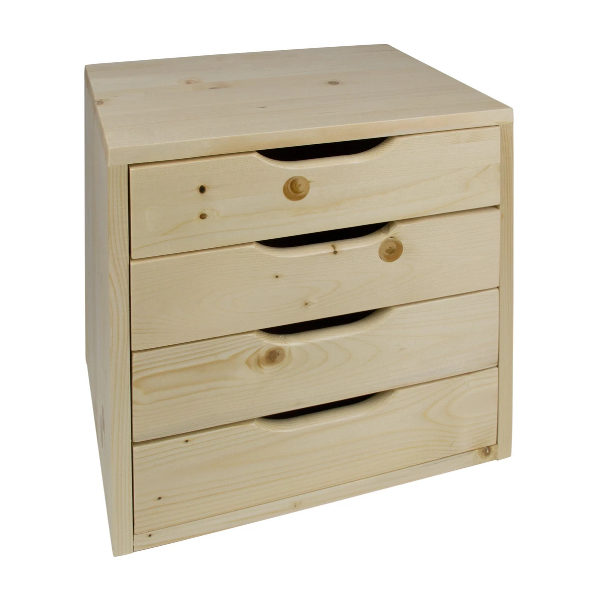 Holz Schubladenbox Holzbox Aufbewahrungsbox Schubladenschrank mit  