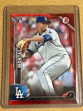 2016 Bowman FRANKIE MONTAS Paper Rookie Card Red /5 Royals