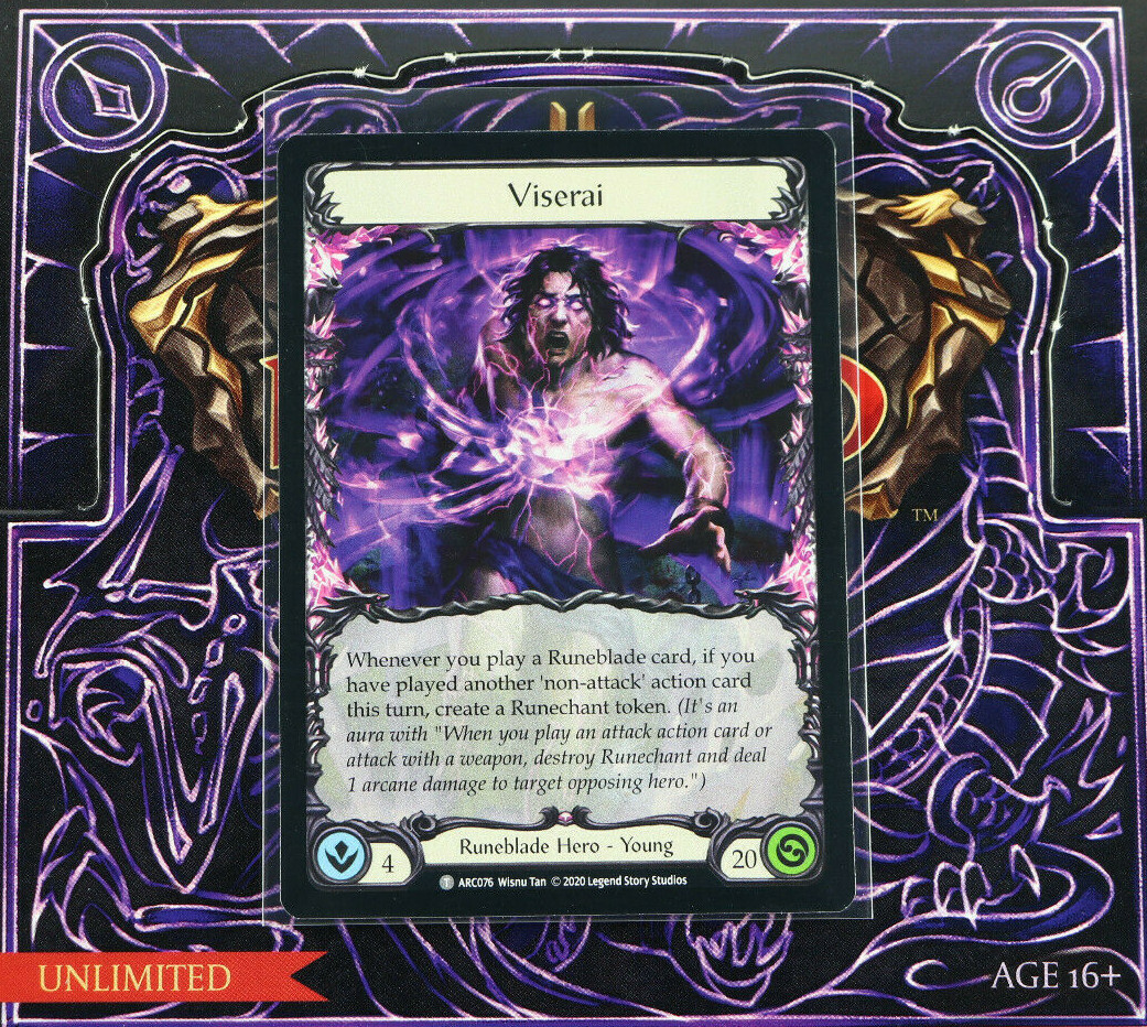 Flesh And Blood Double Sided Viserai, Rune Blood ARC075 Viserai