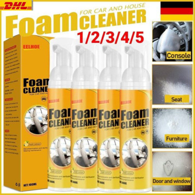 1/3/5 Stk Multi-purpose Foam Cleaner Car Interior Home Cleaning Foam Spray 2025+