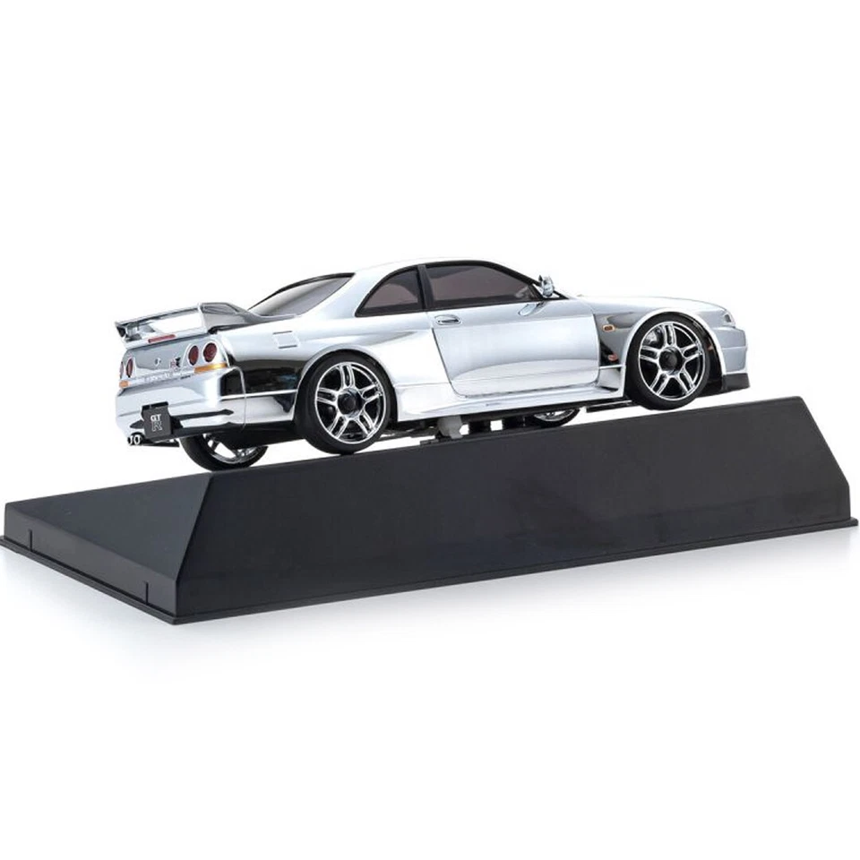 Kyosho Mini-Z CUP 20th Anniversary NISSAN SKYLINE GT-R V.Spec R33 Chrome Silver - Image 3 of 4