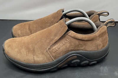 Merrell Leather Jungle Moc Brown Leather J65685 Slip On  display picture 1