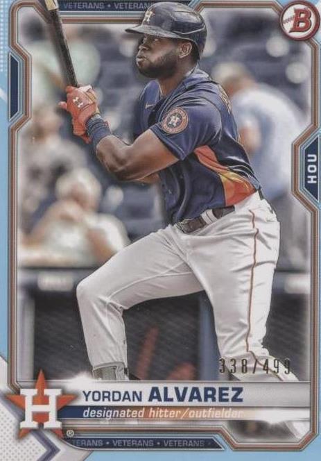 2021 Bowman - Yordan Alvarez #78 for sale | eBay