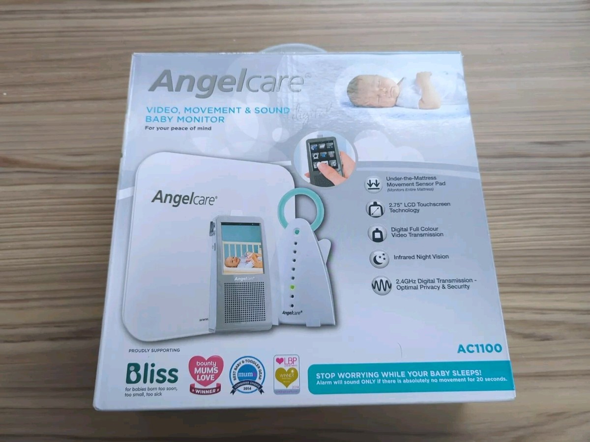 Angelcare AC1100 Digital Video, Movement Sound baby Monitor