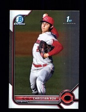 2022 BOWMAN CHROME PROSPECTS #BCP-130 CHRISTIAN ROA 1ST BOWMAN ROOKIE RC
