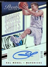 Gal Mekel Card 2014-15 Prestige Premium Bonus Shots Autographs Red #61 /99