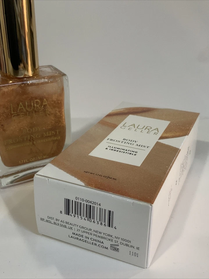 Laura Geller Body Frosting MIST Face & Body Glow *Tahitian Glow 1.7oz/50ml New - Image 3 of 4