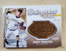 2020 Topps Pro Debut Distinguished Medallions Gold /50 Quinn Priester #DD-QP