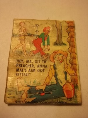 Matchbook Cover Farmers Elevator Ph 262 Comic Guthrie Center IA  #146
