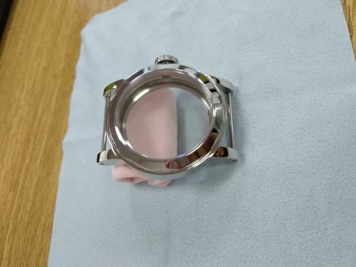Stainless Steel Watch Case 44mm Sapphire Glass fit ETA 6497 6498 3600 - Picture 40 of 44