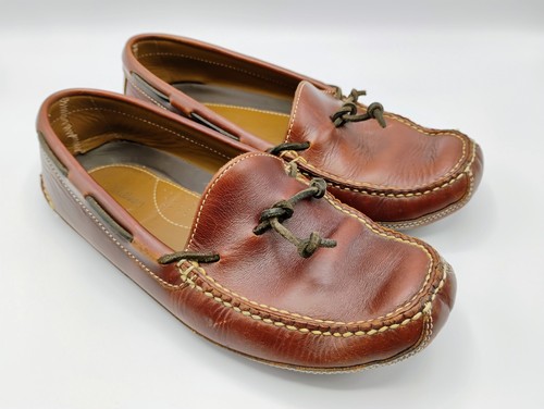 LL Bean Doppelsohle Hausschuhe Leder gefüttert Hausschuhe Größe 10/11