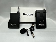Fifine Wireless Microphone K037 Set lavalier Lapel Mic