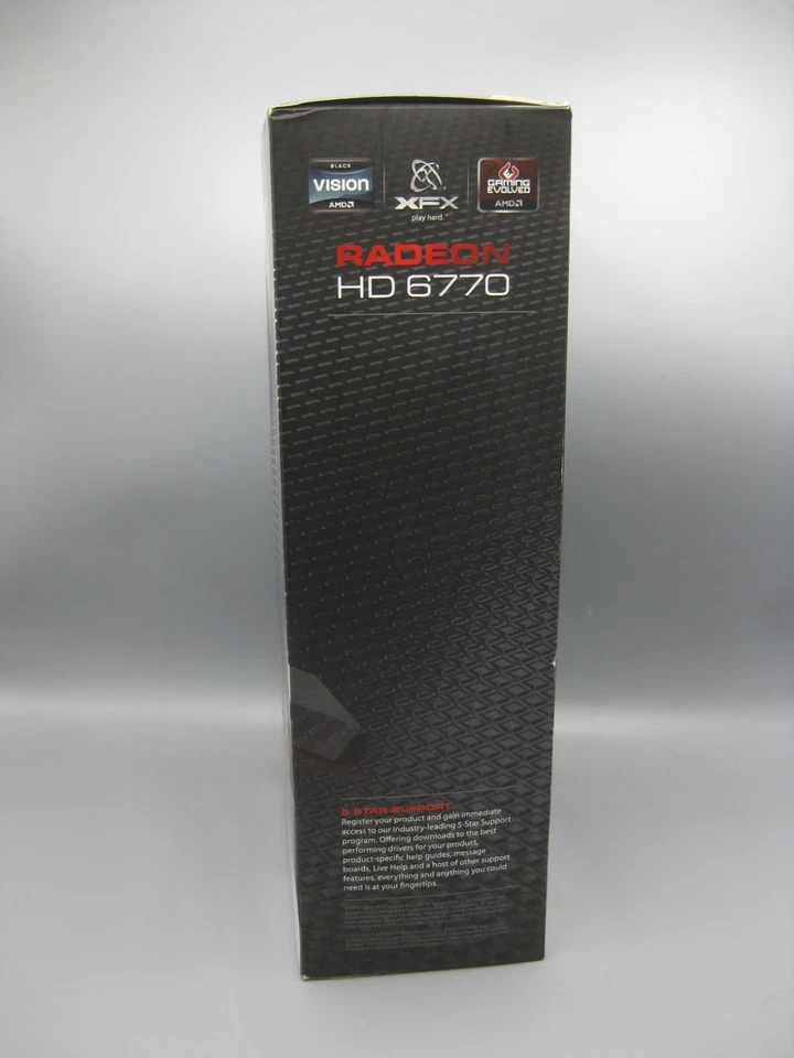 XFX Radeon HD 6770 1GB GDDR5 PCI Express 2.1 Stereoscopic 3D Gaming NEW IN BOX! - Image 3 of 4