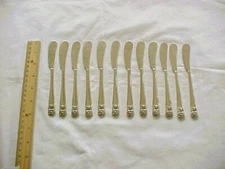 12 Silver Plate Butter Knife Spreaders 1847 Rogers Bros Eternally Yours