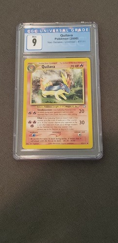 Quilava (Unlimited) graded CGC 9 for sale on eBay