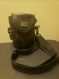 small leather camera case