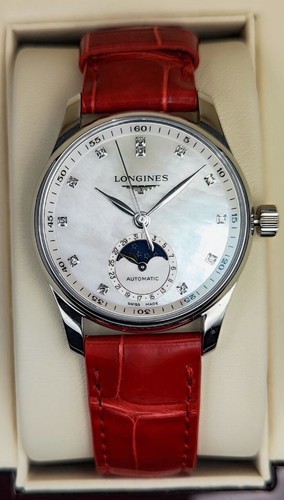 Longines Master Collection Automatique Montre à Bracelet Femme L2.409.4.87.2 - Photo 2 sur 3