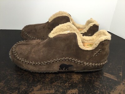 Sorel Manawan Moccasins Suede Slippers Men display picture 3