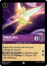 Disney Lorcana First Chapter Common Non Foil - 58 Tinker Bell, Peter Pan's Ally