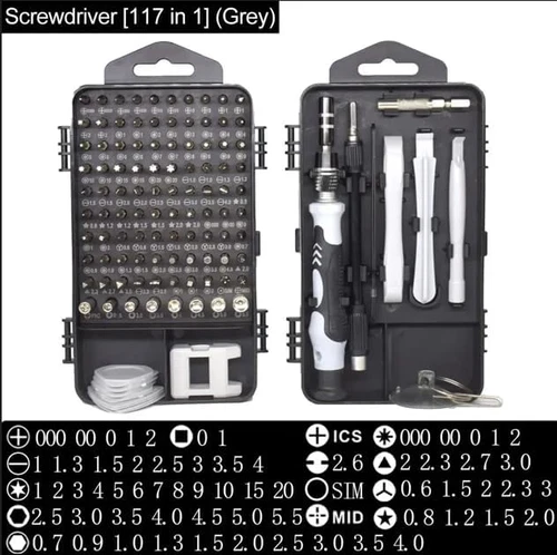 115 in 1 Präzisions Schraubendreher Set Reparatur Werkzeug Kit für Laptop Computer PC Telefon - Bild 6 von 17