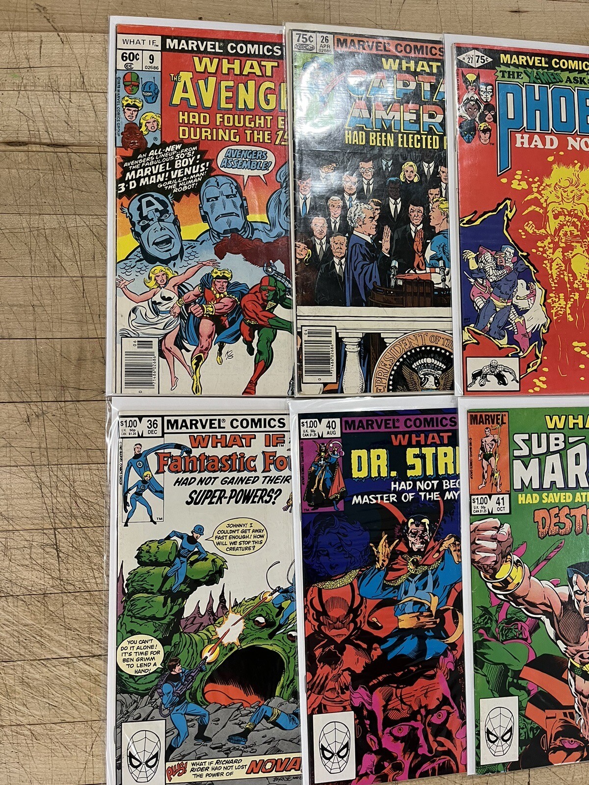 What If 9 26 27 33 34 36 40 41 42 46 Bronze Age Marvel Comics Set Lot