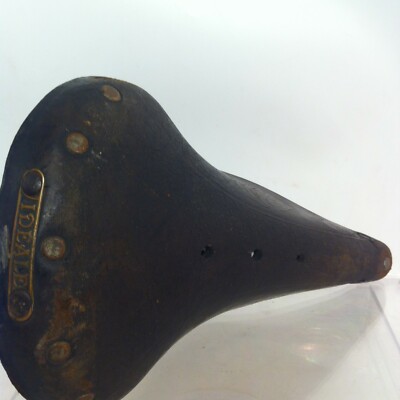 Selle Vélo Course Cuir Vintage – Idéale 44 – Bike Leather Sadle