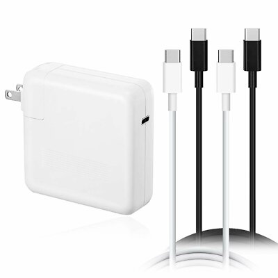 61W USB-C Power Supply for Apple MacBook Pro 13 inch USB-C Power Cord