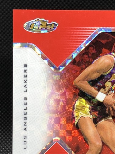 2004-05 Topps Finest Red X-Fractor #140 Kareem Abdul-Jabbar #69/99 come nuovo ๐ - Foto 2 di 12