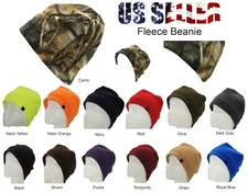 Military Fleece Beanie Watch Skull Cap Cold Weather Warm Winter Hat Ski