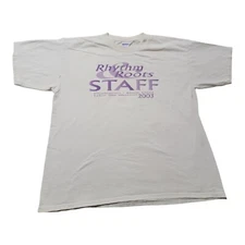 Rhythm and Roots Staff T Shirt 2003 Adult XL Charleston RI Bluegrass Festival 