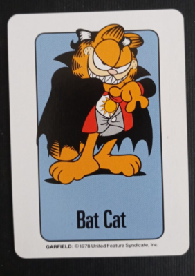 1978 Garfield Odie Maid Card Game Bat Cat Garfield Single Card | eBay