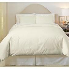 Pointehaven 500 Thread Count Single PLY king/Cal-king Duvet Set, Ivory