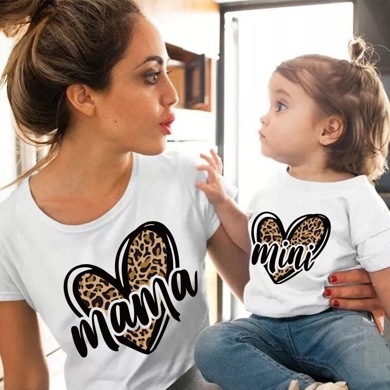Tshirt mom baby girl clothes family matching outfits family look clothes