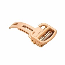 16MM DEPLOYMENT BUCKLE CLASP STRAP CLASP FIT CARTIER CALIBRE BAND BUCKLE ROSE 8