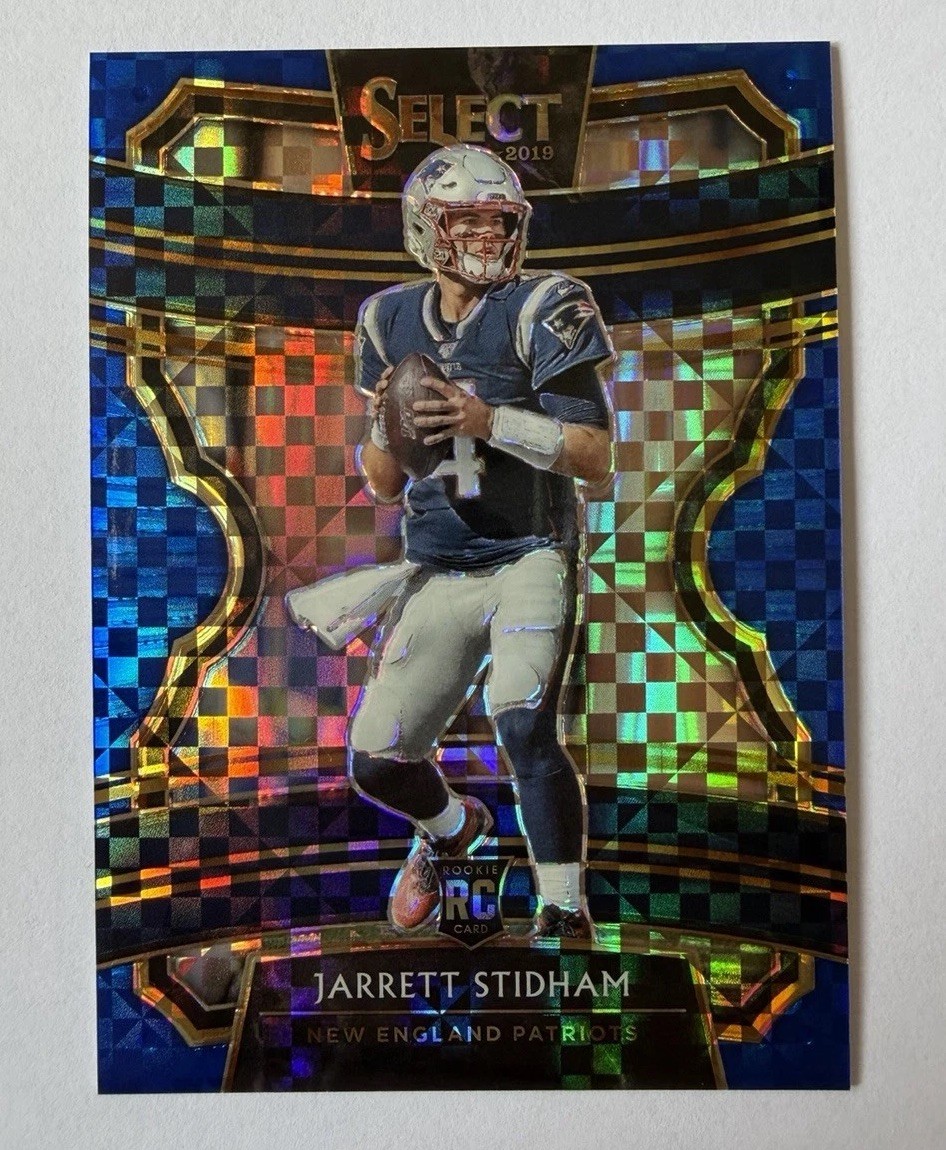 2019 Panini Select - Concourse RC Jarrett Stidham #75 Blue Prizm /175 SSP Rookie