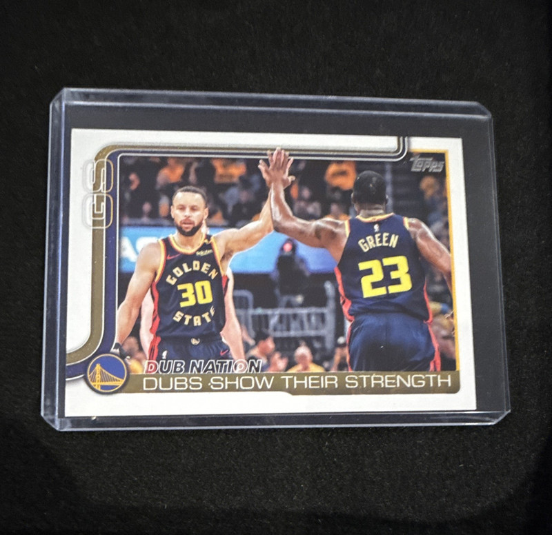 Topps 2025-26 Topps Stephen Curry Draymond Green Warriors #291 Checklist