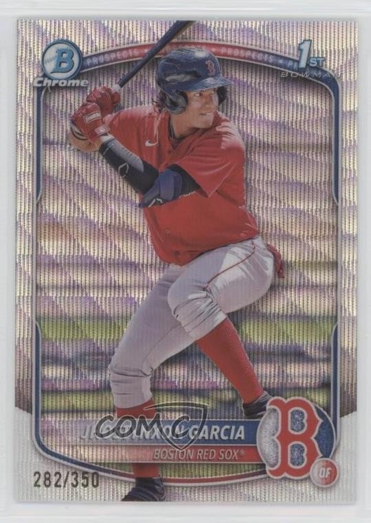 2025 Bowman Chrome Prospects Wave Refractor /350 Jhostynxon Garcia #BCP-43