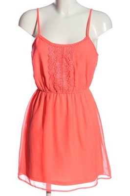 CHARLOTTE RUSSE Trägerkleid Damen Kleid Gr. DE 36 rot Casual-Look