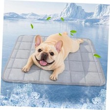 Cooling Blanket for Dogs, 0.4 Q-MAX Dog Cooling Blanket 30" x 40" Grey