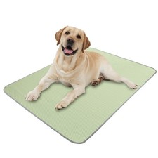 Buvlnee Summer Dog Cooling Mat Washable Ice Silk Self Cool Pad for Small Medi...