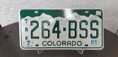 Original USA Kennzeichen Nummernschild - US License Plate - COLORADO