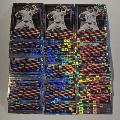 (50) 2026 Panini Stars & Stripes Prism TOMAS VALINCIUS Pandora Prism USA   