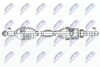 Antriebswelle NTY NPW-NS-148 FüR Nissan Juke F15 Dci