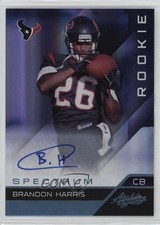 2011 Absolute Memorabilia Rookie Spectrum Platinum 15/25 Brandon Harris Auto k4s