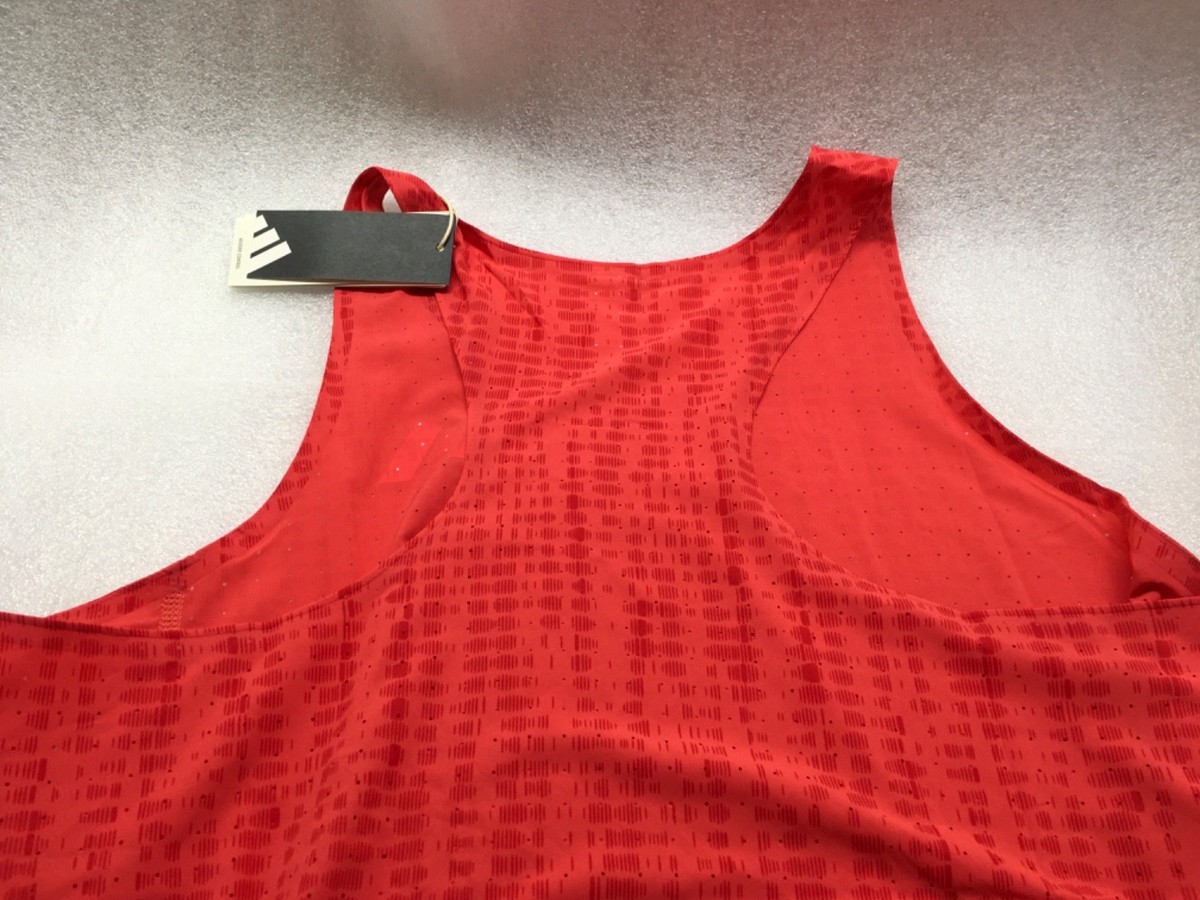 ADIDAS RUNNING ADIZERO L Singlet Racing TANK TOP JF3462 Large MSRP
